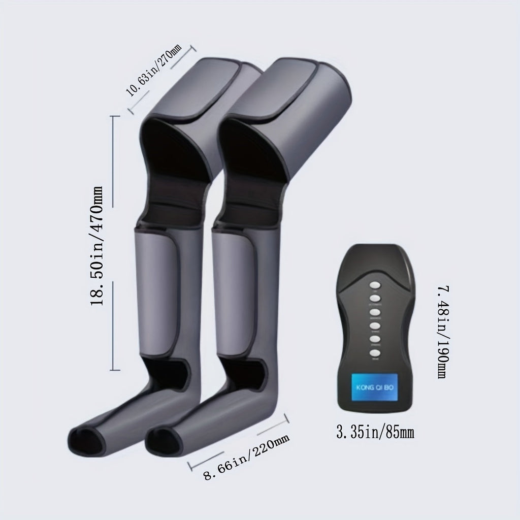 Air Compression Leg & Foot Massager — Cordless & Rechargeable