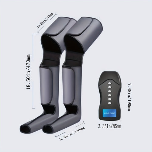 Air Compression Leg & Foot Massager — Cordless & Rechargeable