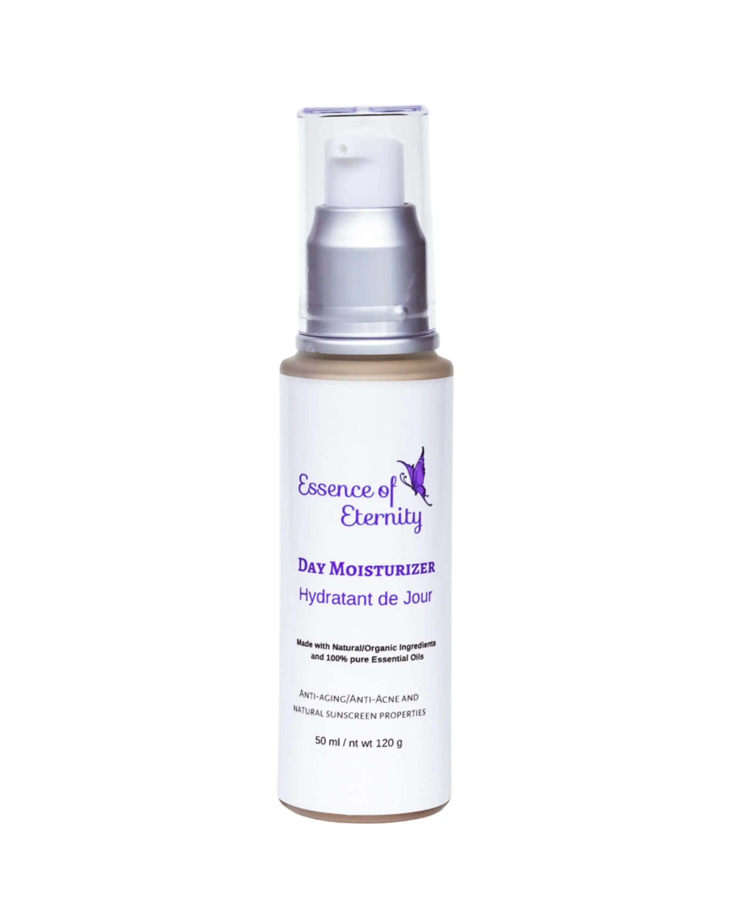 Essence of Eternity Day Moisturizer — Aloe, Silk & Essential Oils