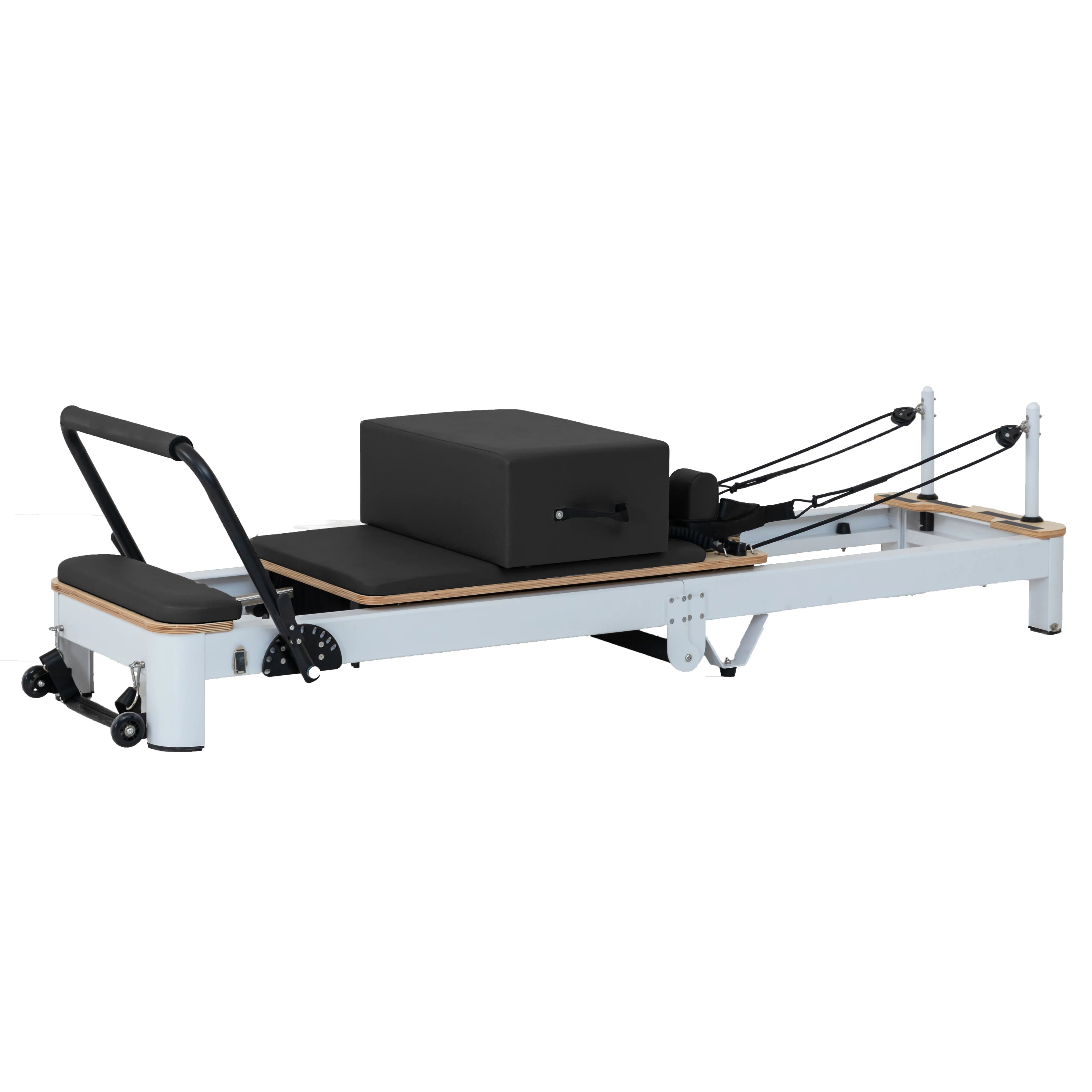 Foldable Aluminum Pilates Reformer — Professional Studio Grade