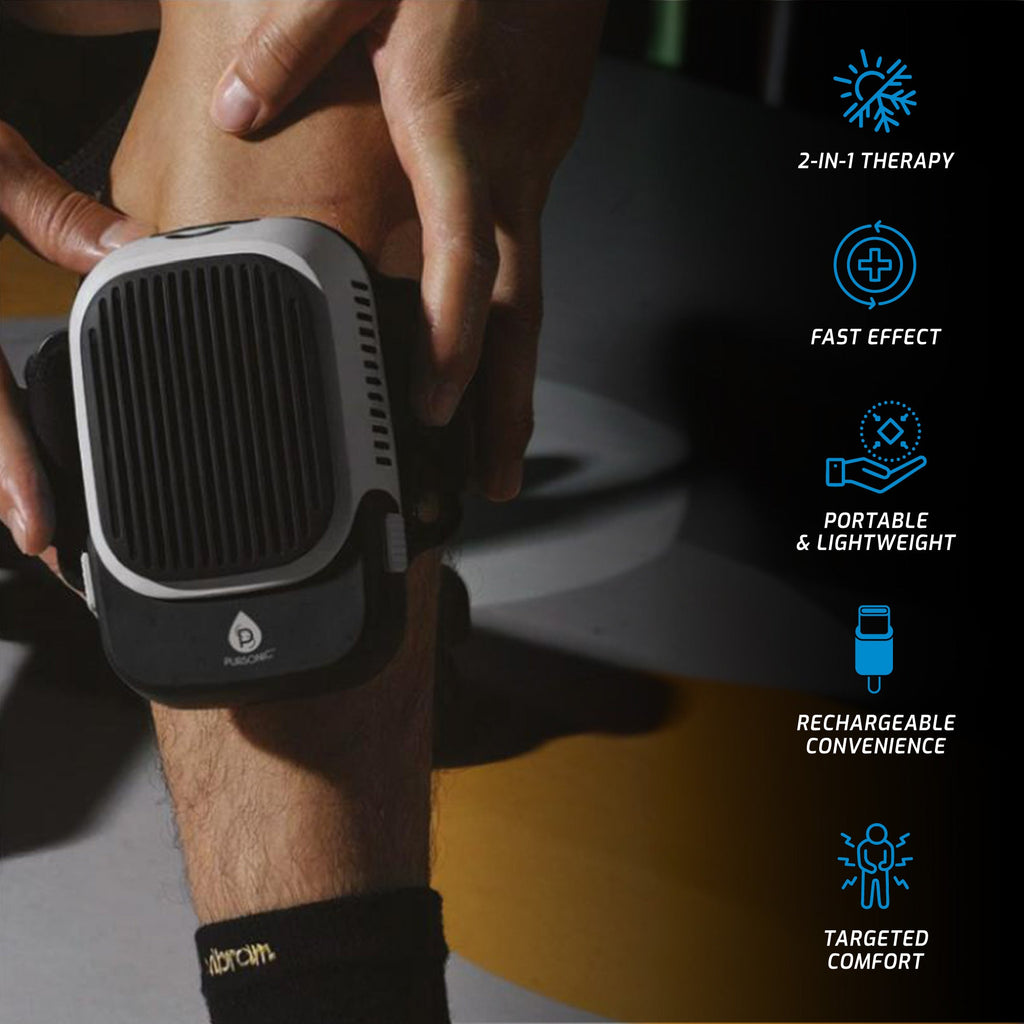 The Ultimate Muscle Recovery Duo: Hot & Cold Massager + Deep Tissue Massage Gun-4