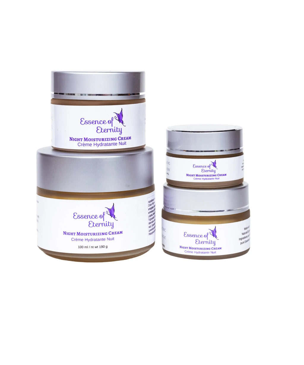Essence of Eternity Night Cream — Rose, Aloe & Botanical Oils