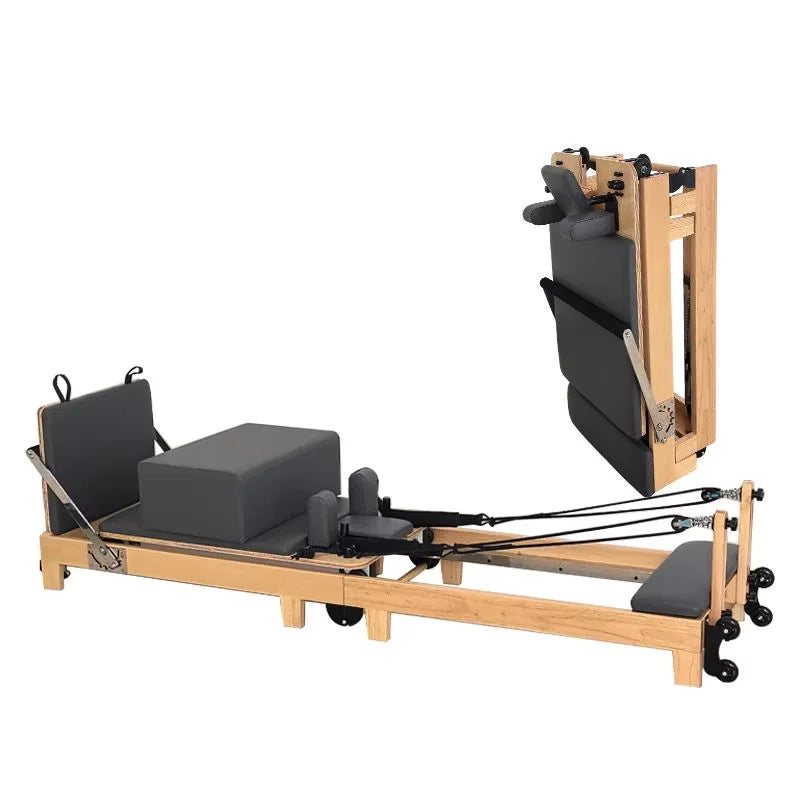 Oak Pilates Reformer — Professional Studio Grade