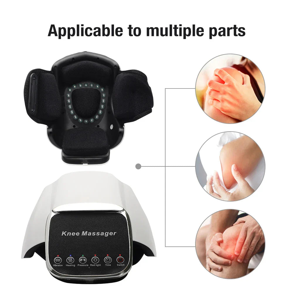 Smart Heated Knee Massager — 4-in-1 Infrared Therapy & Air Compression